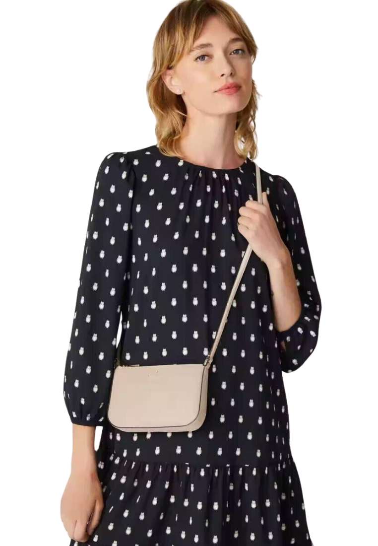 Kate Spade Schuyler Crossbody Bag In Warm Beige KE702