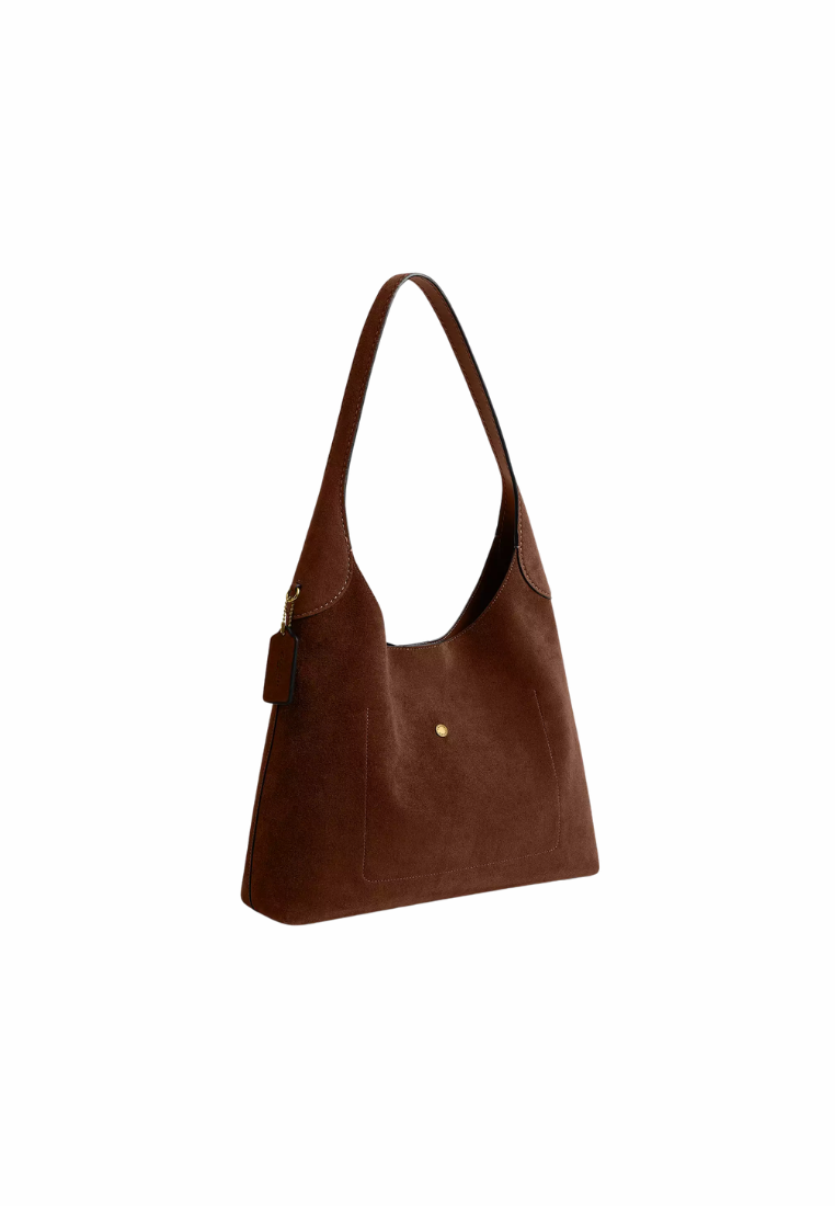 ( PREORDER ) Coach Brooklyn 34 Shoulder Bag In Warm Brown CCU01