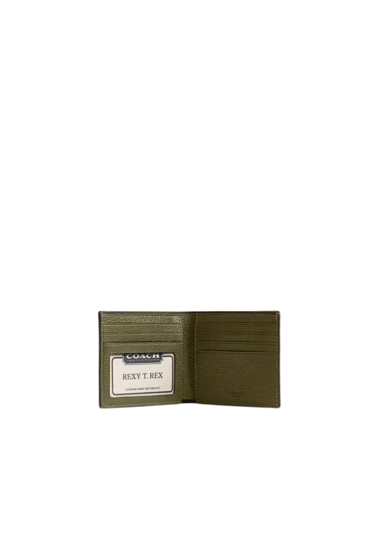 Coach ID Billfold Wallet In Olive CFG61