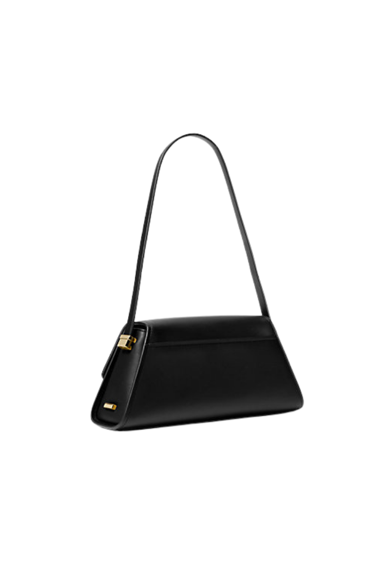 ( PREORDER ) Michael Kors Ludlow Medium Leather Shoulder bag In Black 30F4GLNL2L