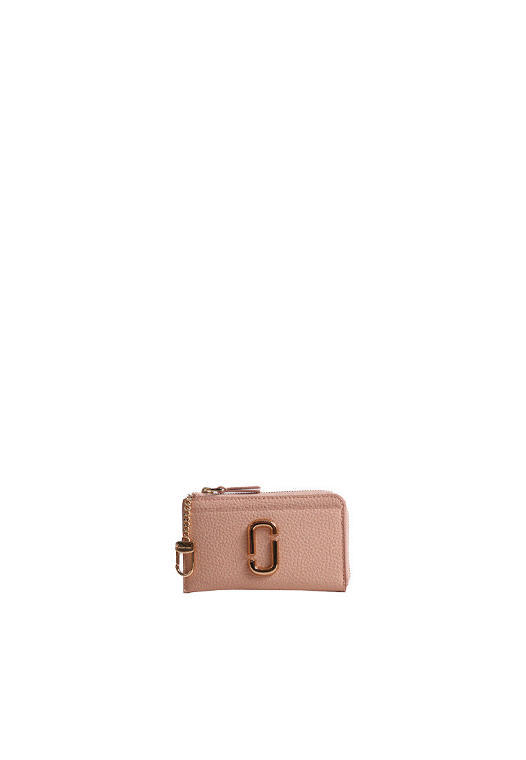 Marc Jacobs The Pebble J Marc Top Zip Wallet In Rose 2F5SMP067S01