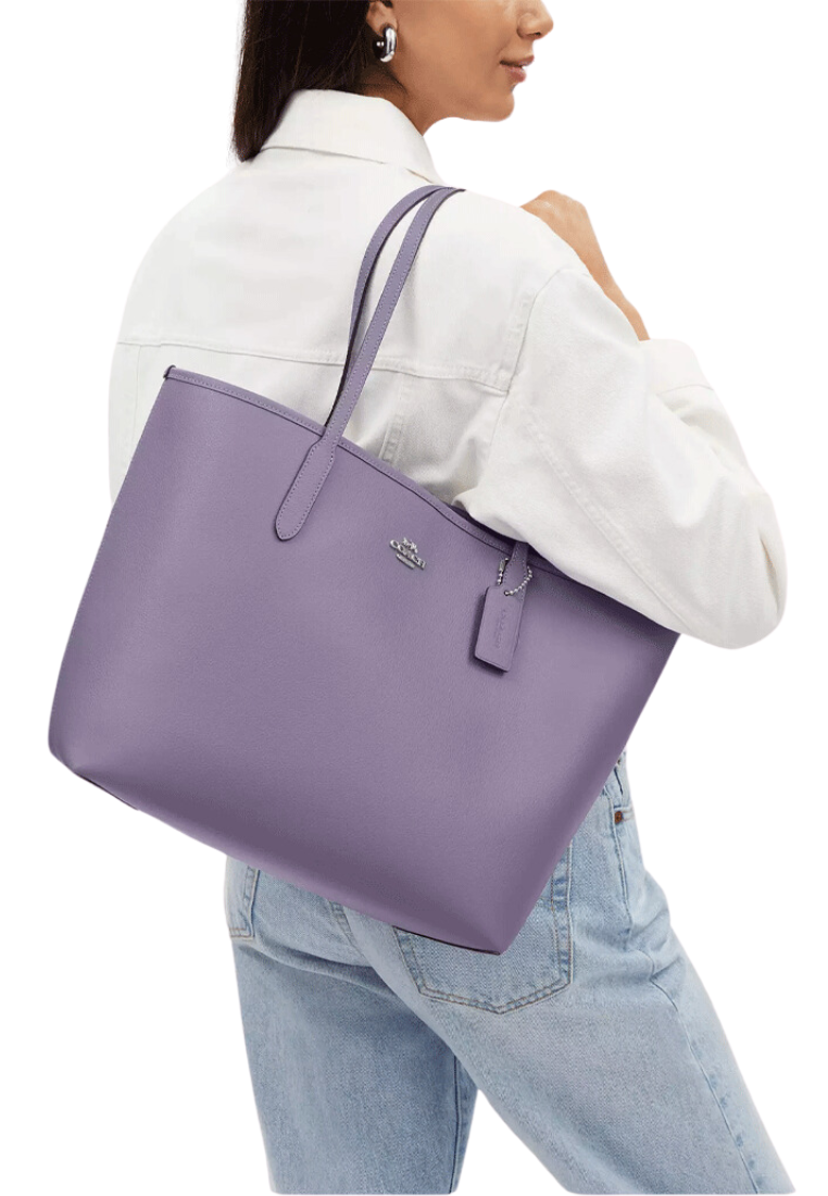 Coach City Shoulder bag In Light Violet CR111