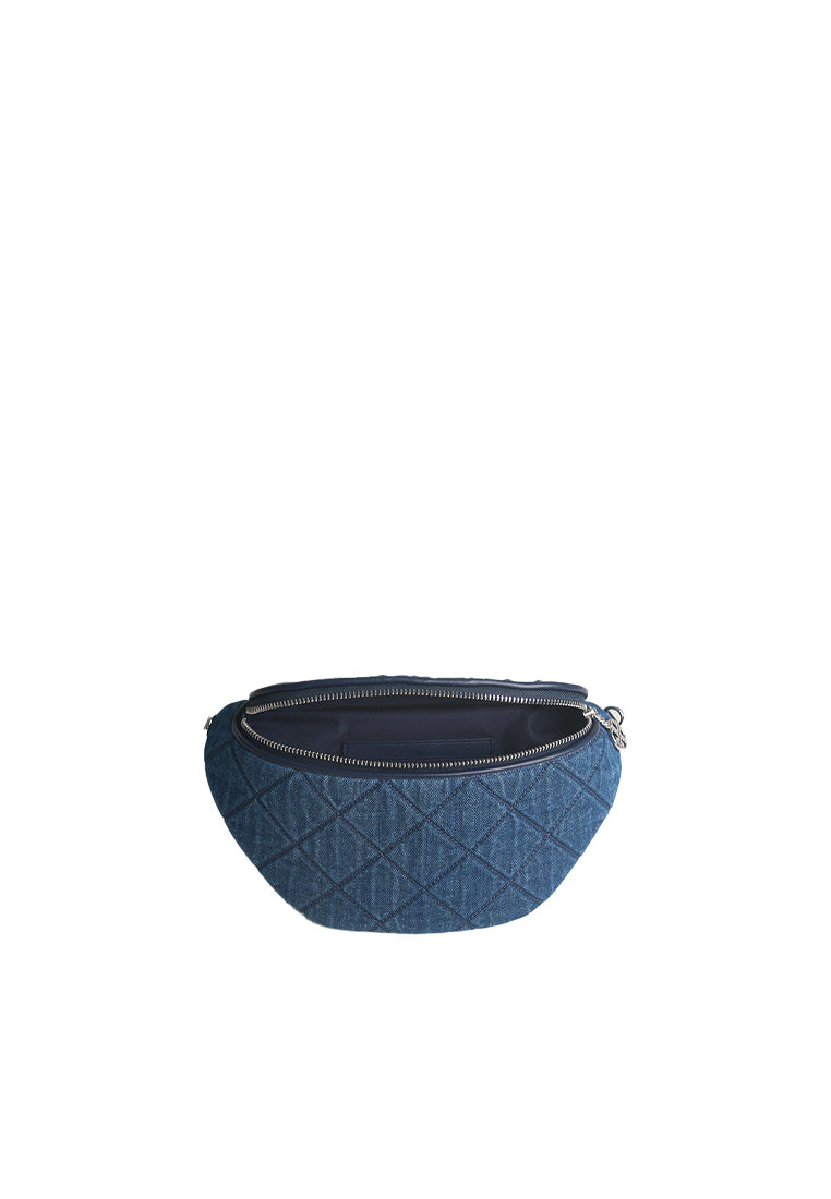 Tory Burch Willa Denim Belt Bag In Denim 166175