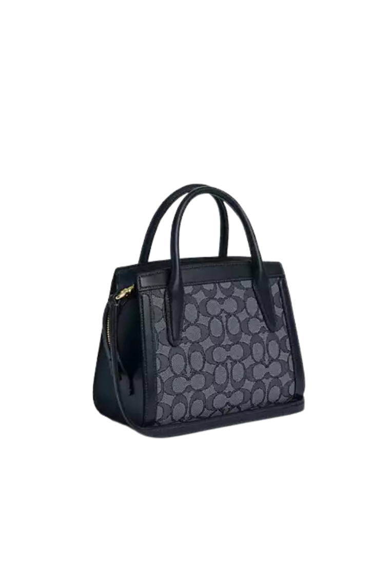 ( PREORDER ) Coach Andrea Carryall Crossbody In Gold Navy Midnight Navy CT766