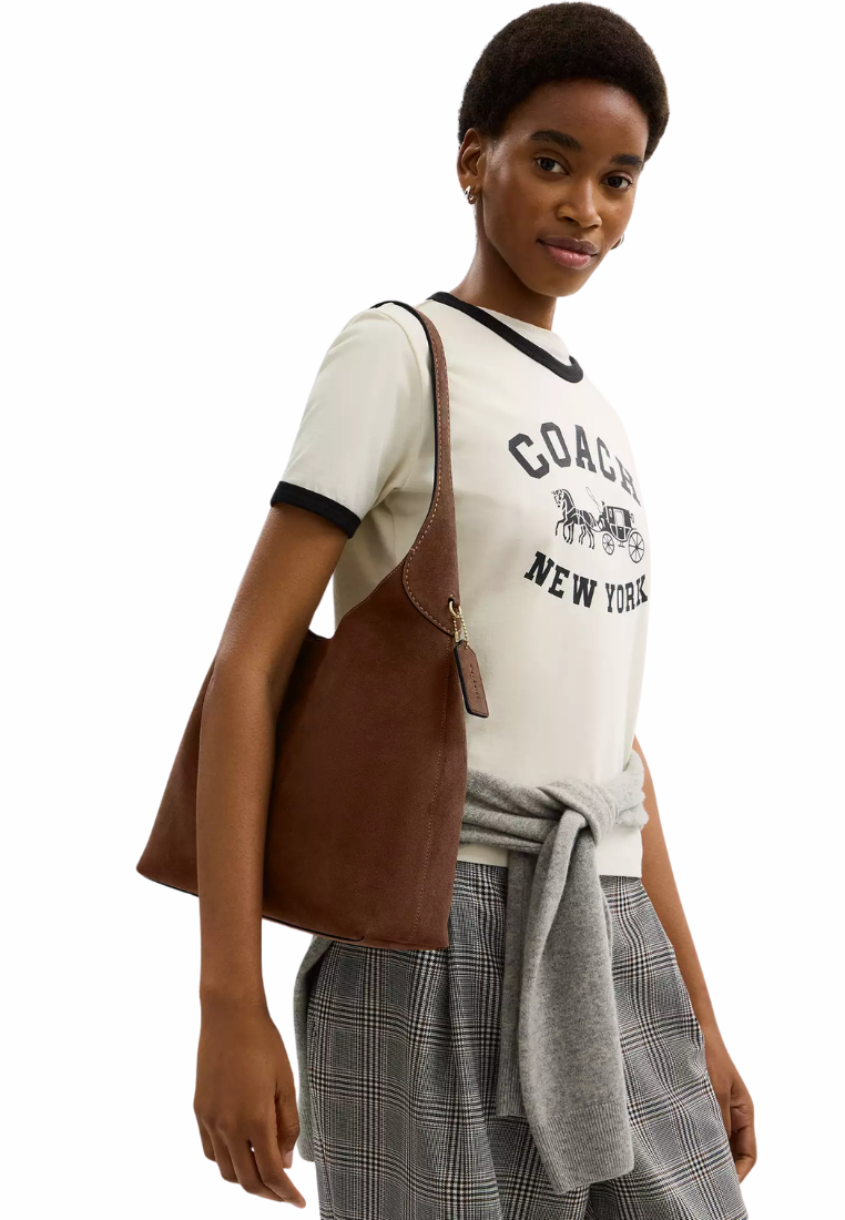 ( PREORDER ) Coach Brooklyn 34 Shoulder Bag In Warm Brown CCU01