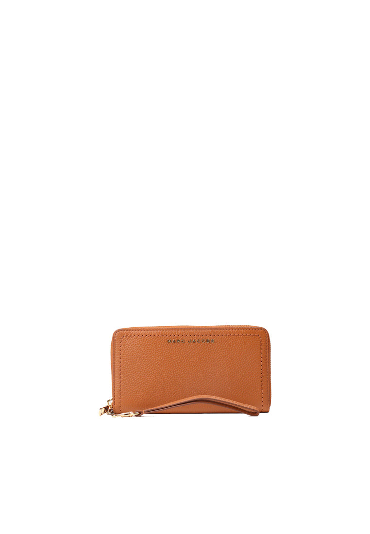 Marc Jacobs Zip Around Long Wallet In Smoked Almond S130L01RE22