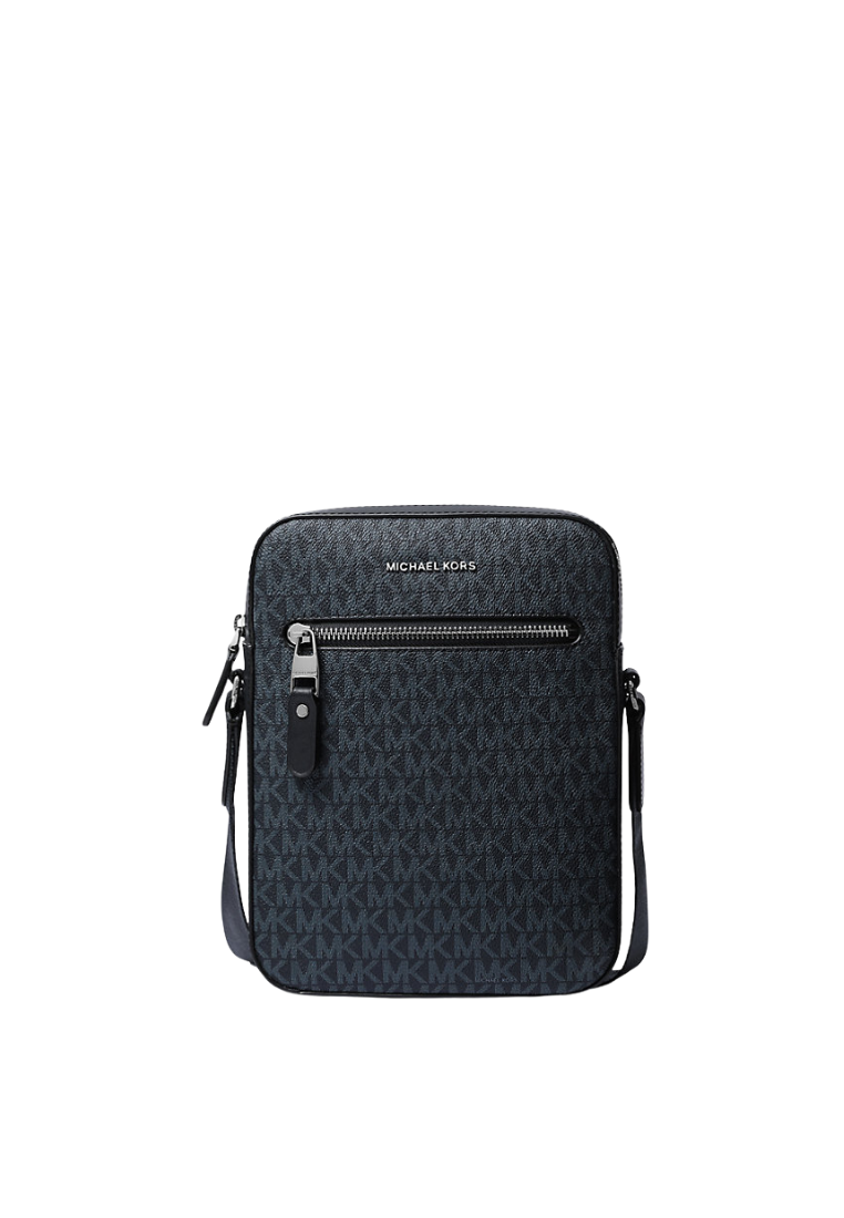 ( PREORDER ) Michael Kors Henry Logo Flight Bag In Admiral Pale Blue 33F9LHYC6U