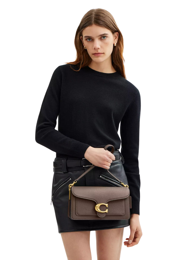 ( PREORDER ) Coach Tabby 26 Shoulder Bag In Dark Stone CH857