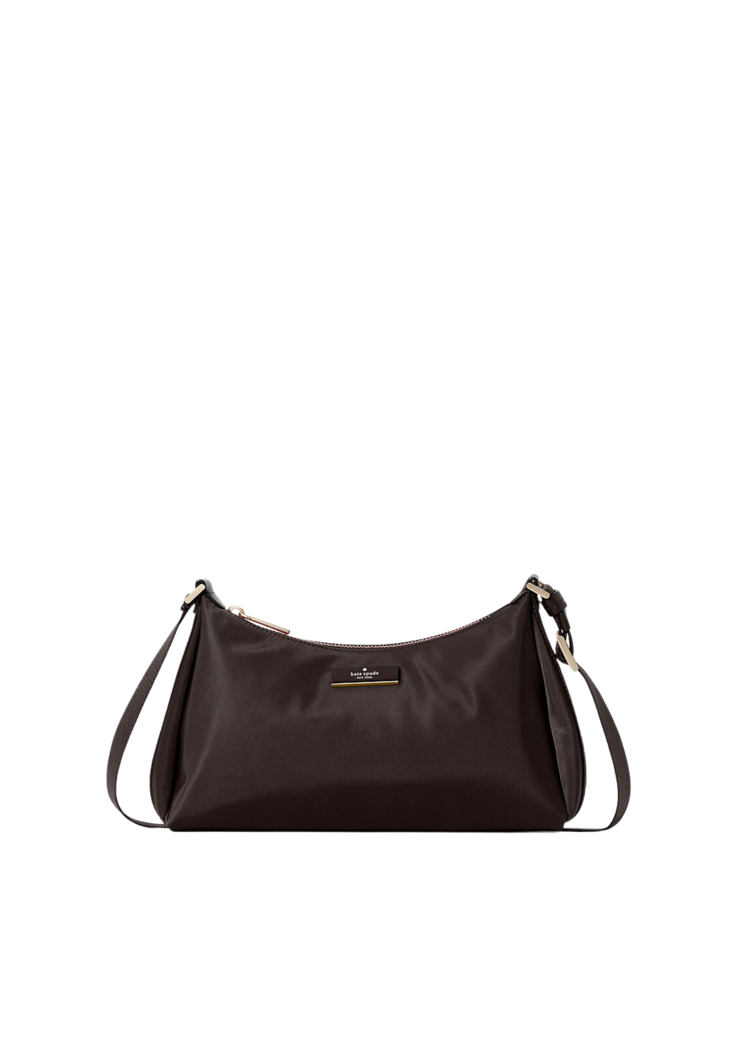 Kate Spade Carter Nylon Small Shoulder Bag In Hot Fudge KL967