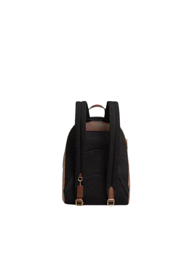 Coach Taylor Backpack In Signature Canvas In Tan Brown CDW76