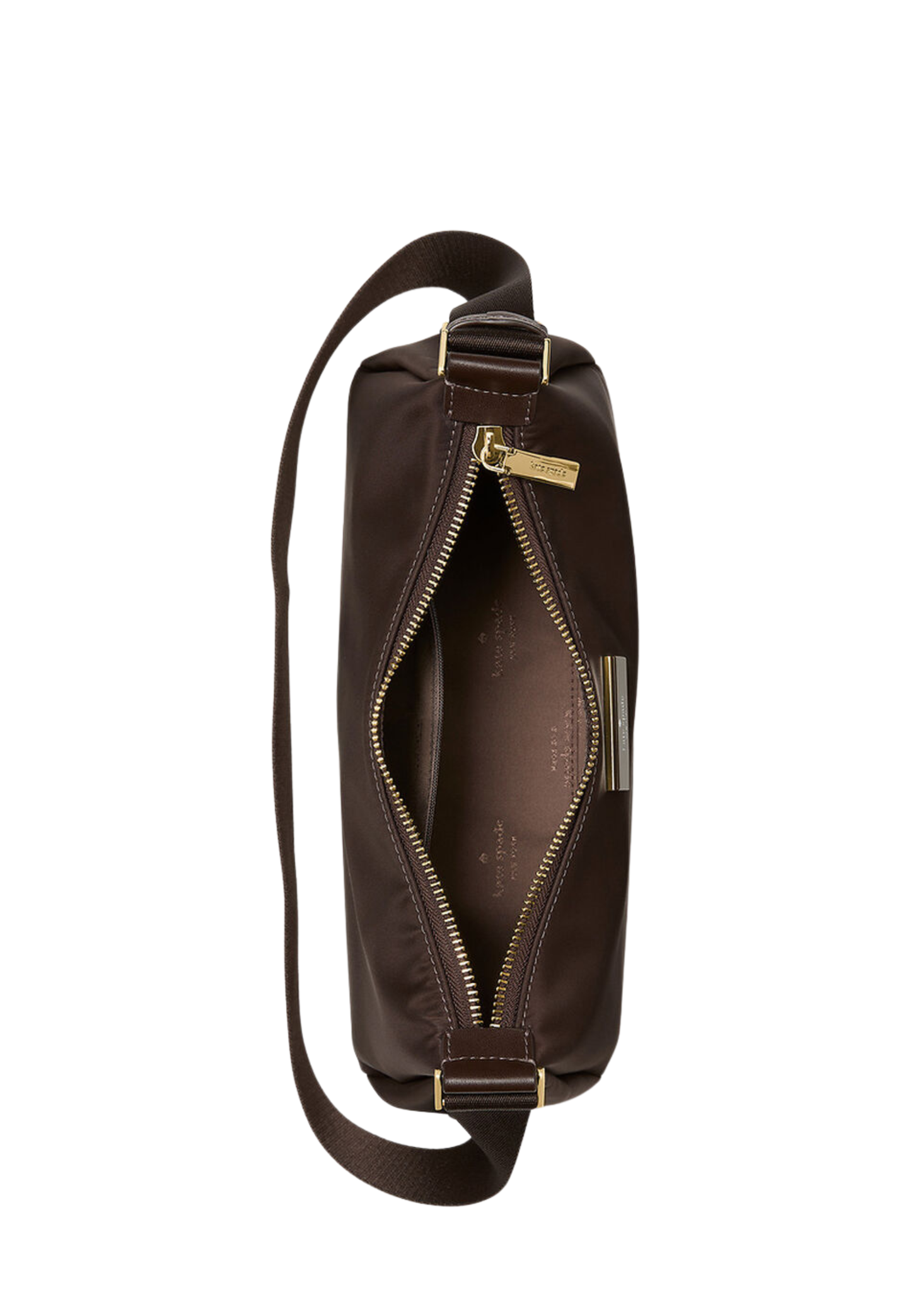 Kate Spade Carter Nylon Small Shoulder Bag In Hot Fudge KL967