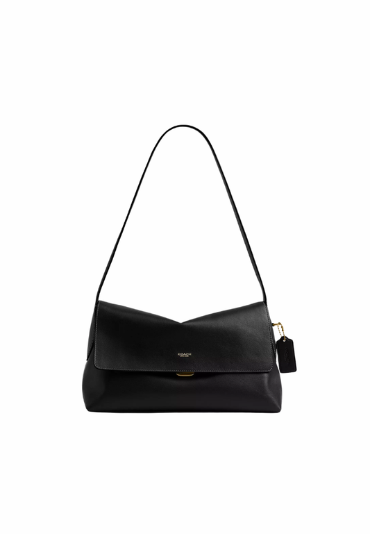 ( PREORDER ) Coach Chelsea 30 Shoulder Bag In Brass Black CDS58