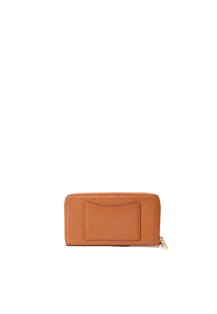Marc Jacobs Zip Around Long Wallet In Smoked Almond S130L01RE22