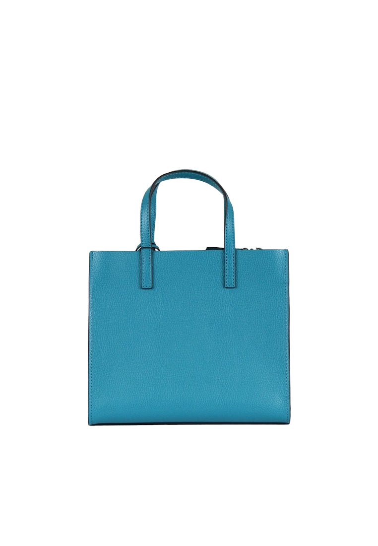 Marc Jacobs Mini Grind Tote Bag Coated Leather In Harbor Blue M0015685