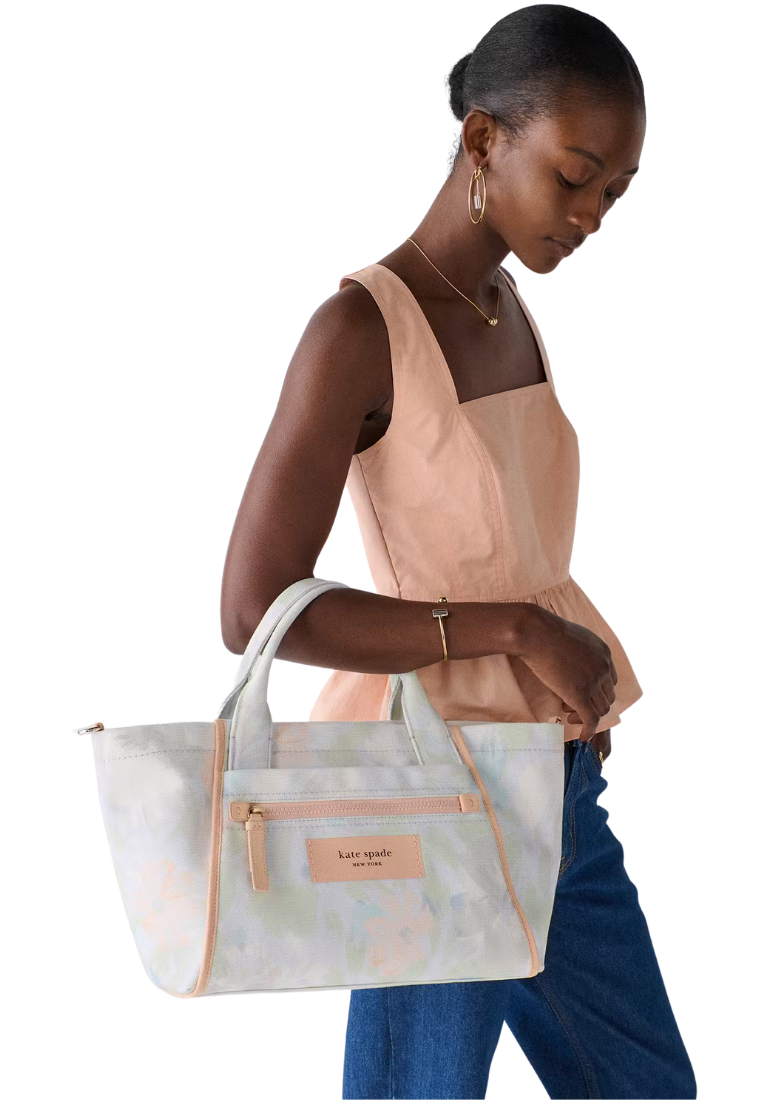 ( PREORDER ) Kate Spade Dash Hidden Garden Tote Bag In Multi KN954