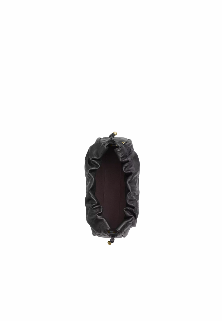 ( PREORDER ) Coach Faye Large With Quilting Shoulder Bag In Gold Black CCZ58