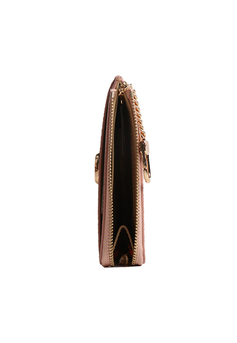 Marc Jacobs The Pebble J Marc Top Zip Wallet In Rose 2F5SMP067S01