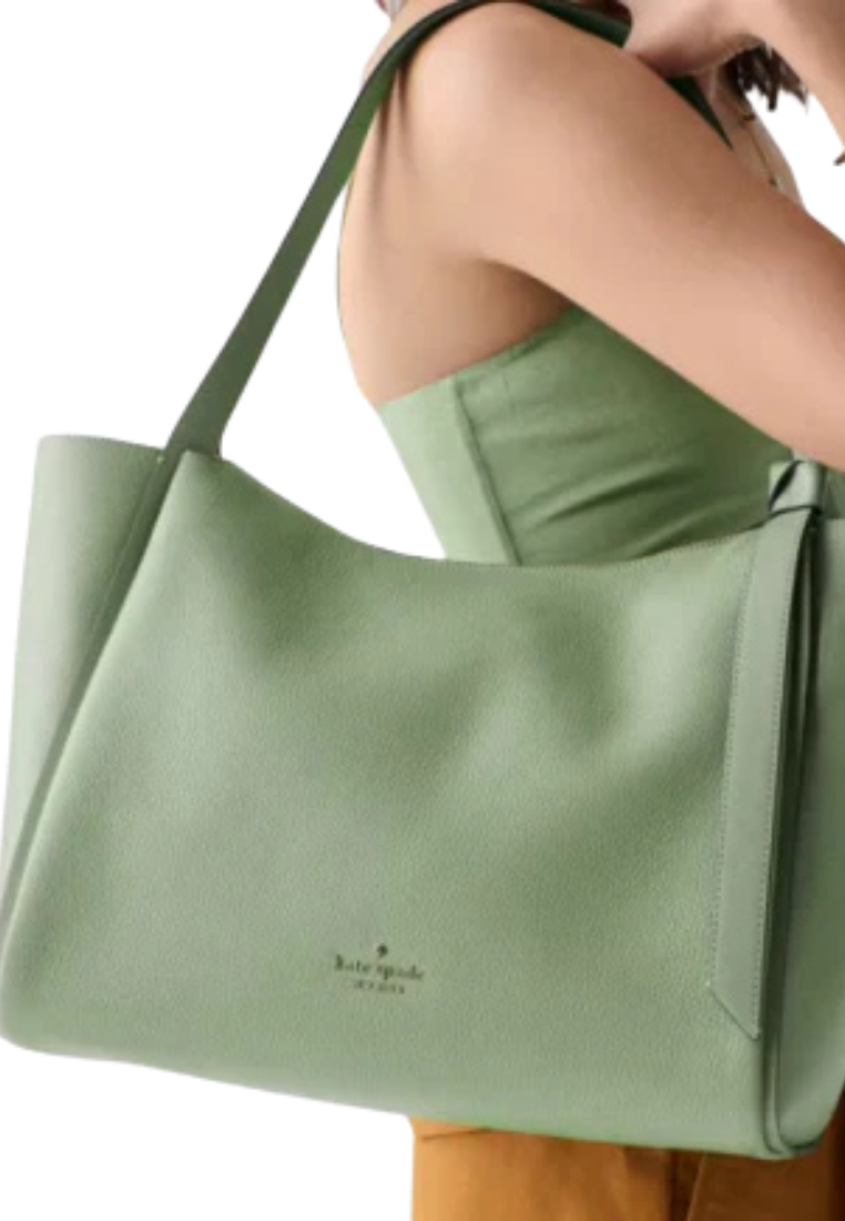 Kate Spade Knott Large Zip Tote Bag In Balsam Green KN658