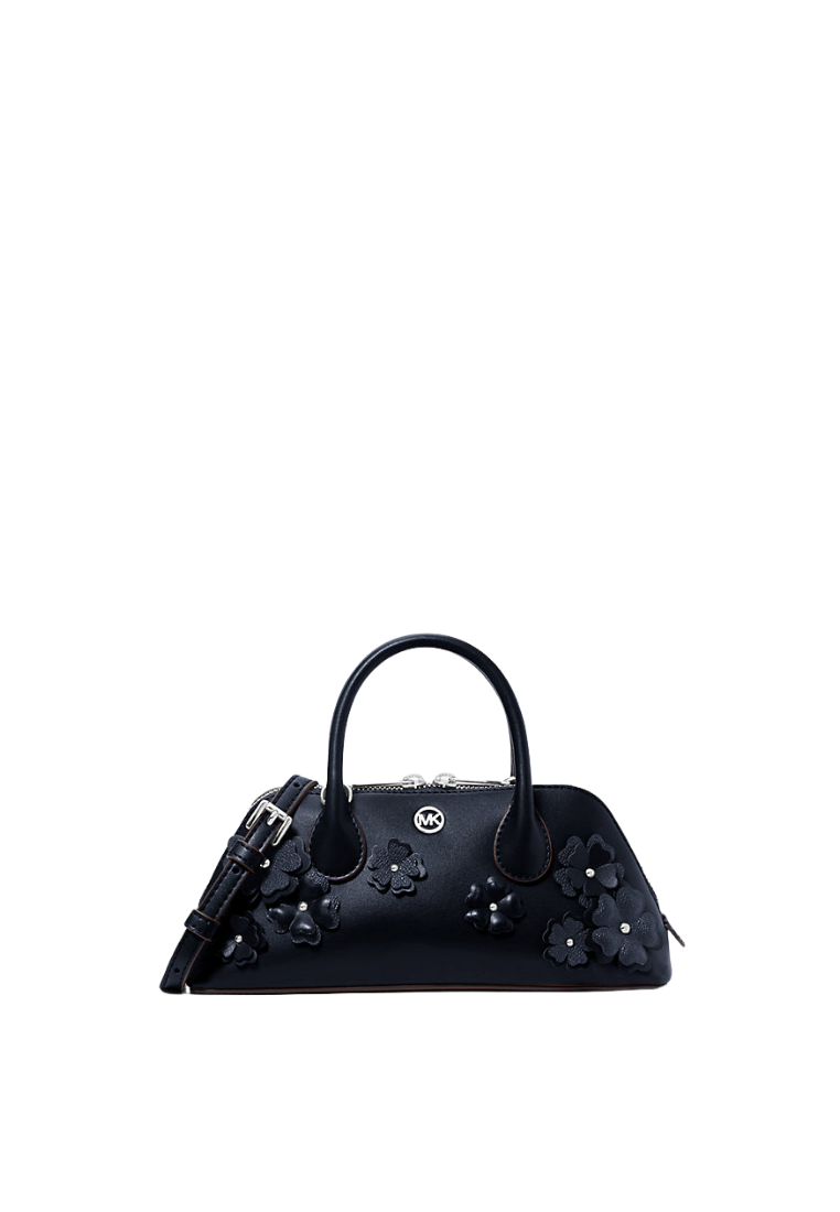 ( PREORDER ) Michael Kors Petra Small Floral Embellished Crossbody Bag In Navy 35S6S2PC5V