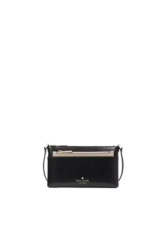 Kate Spade Sadie Set Crossbody Bag Top Zip In Black K7402