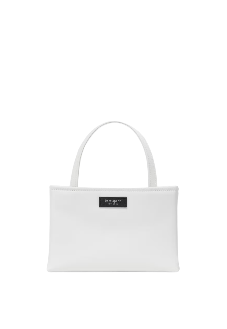 ( PREORDER ) Kate Spade Sam Icon Ksnyl Mini Tote Bag In White Dove KL193