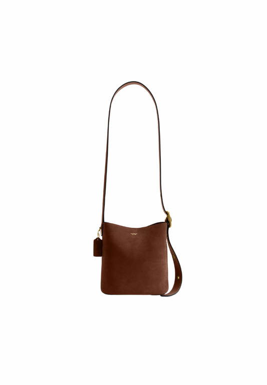 ( PREORDER ) Coach Bleecker 21 Bucket Bag In Warm Brown CCW84