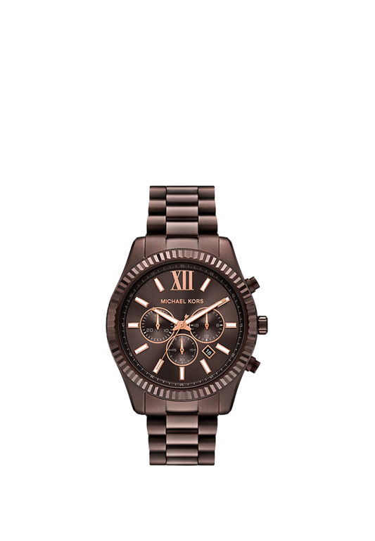 ( PREORDER ) Michael Kors Oversized Lexington Brown-Tone Watch In Chocolate MK9224