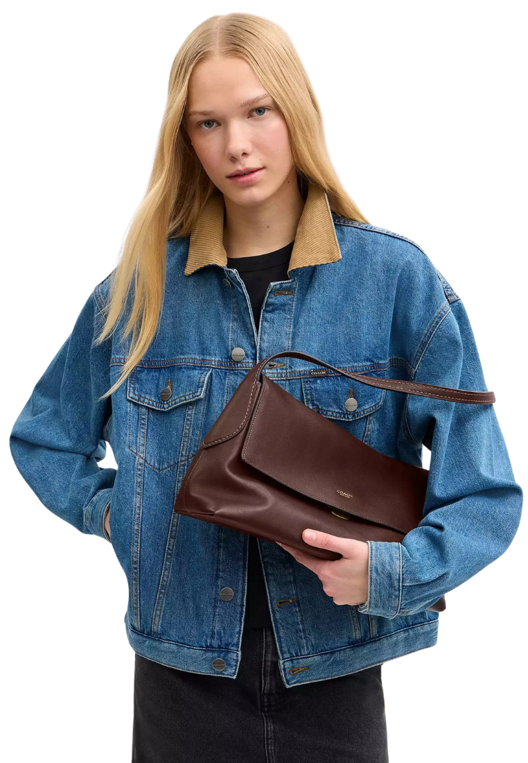 ( PREORDER ) Coach Chelsea 36 Shoulder Bag In Brass Maple CDS62