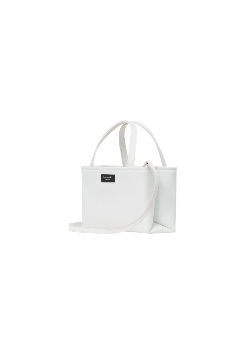 ( PREORDER ) Kate Spade Sam Icon Ksnyl Mini Tote Bag In White Dove KL193