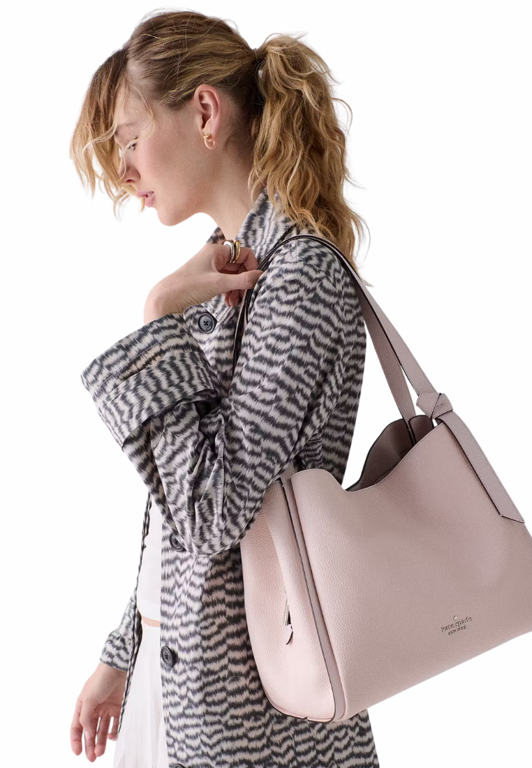 ( PREORDER ) Kate Spade Knott Large Carryall Bag In Powdered Sugar KM663