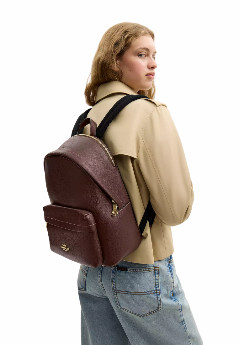 ( PREORDER ) Coach Taylor Small Backpack In Gold Maple CDW78