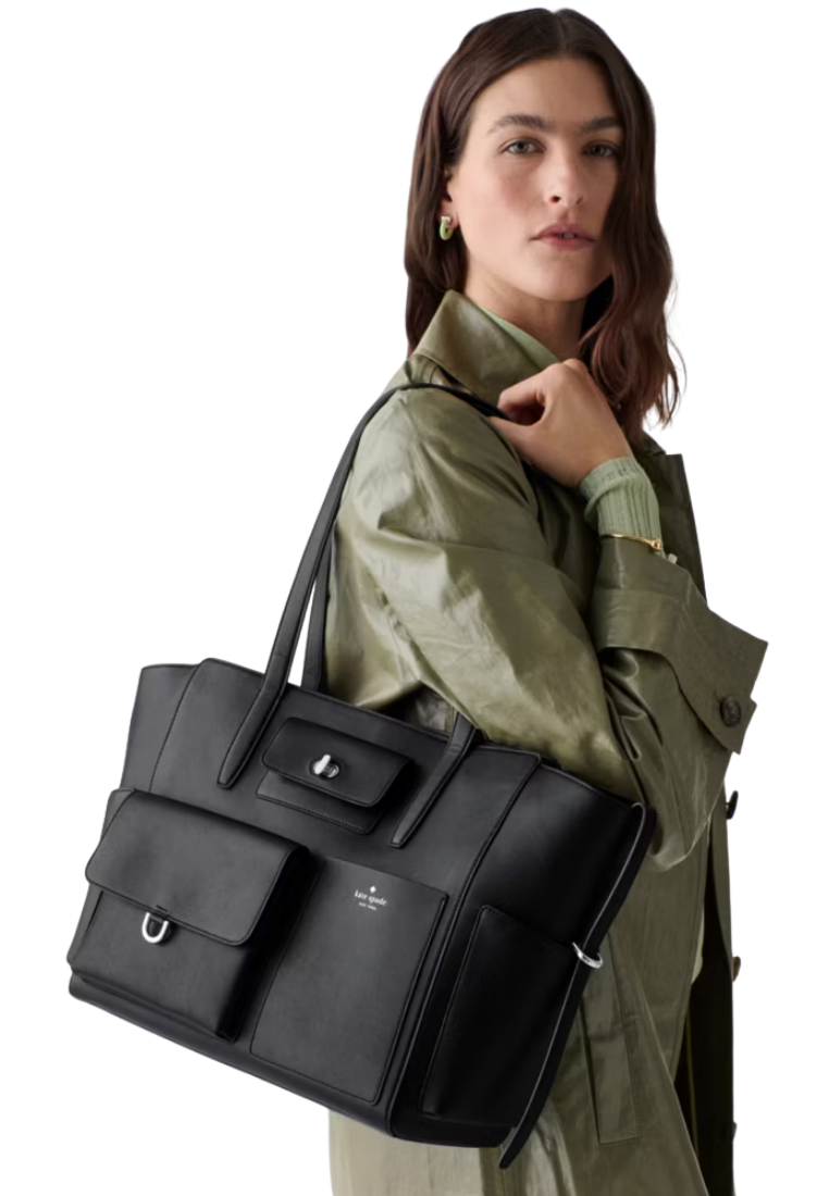 Kate Spade Cargo Tote Bag In Black KN664