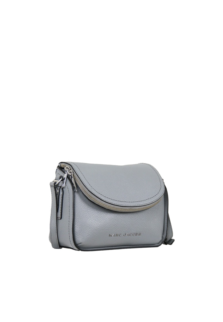 Marc Jacobs The Groove M0016932 Leather Mini Messenger Bag In Rock Grey