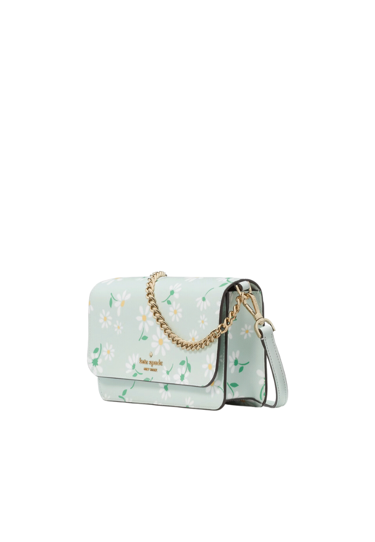 Kate Spade Madison Day Tripper Daisy Small Flap Crossbody Bag In Crystal Blue KG689