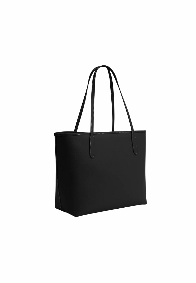 ( PREORDER ) Coach City Tote Bag In Gold Black CR111