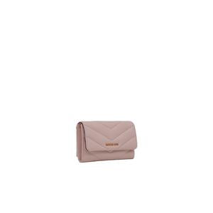 Michael Kors Jet Set Travel Soft Quilted Leather Large Trifold Wallet In Powder Blush 35R4GTVF9V