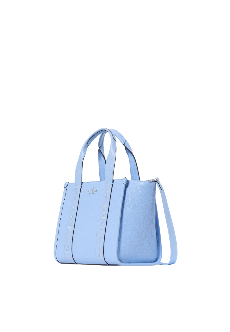 ( PREORDER ) Kate Spade Kip Leather Small Tote Bag In Periwinkle Sky KL935