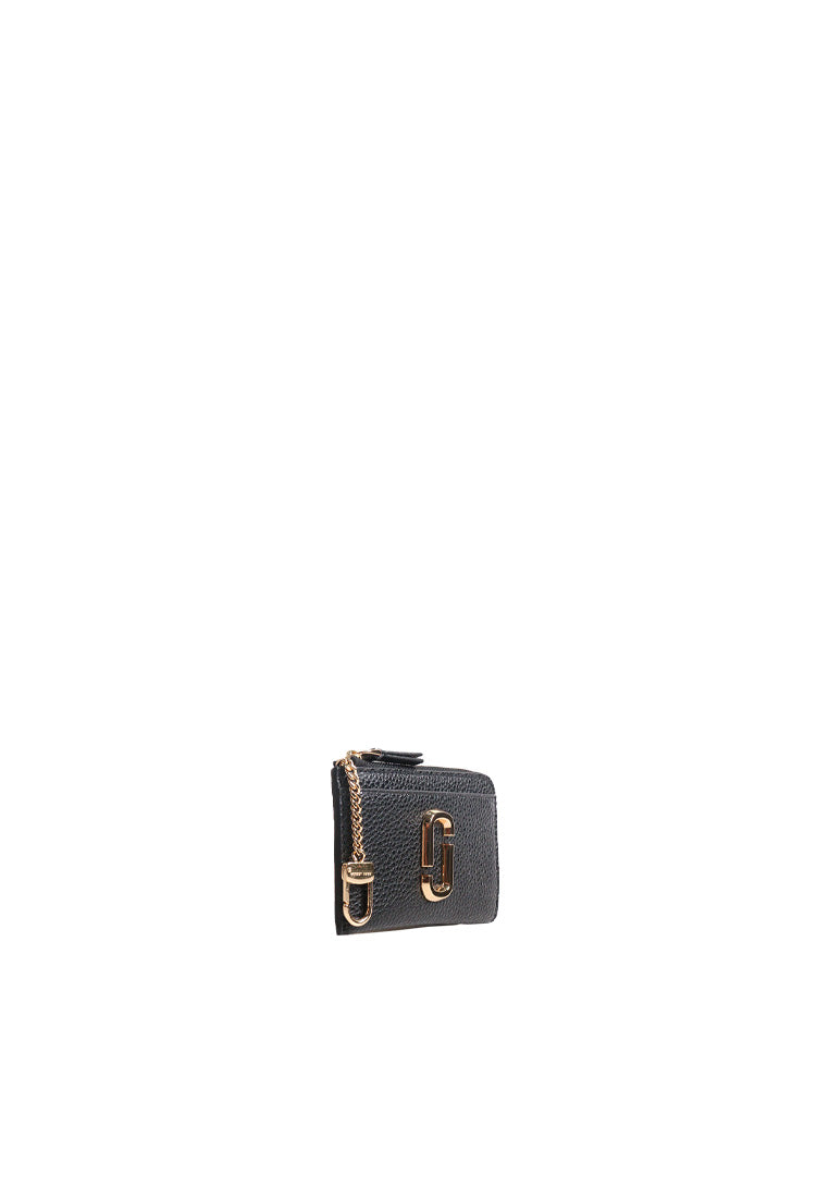 Marc Jacobs The Pebble J Marc Top Zip Wallet In Black 2F5SMP067S01