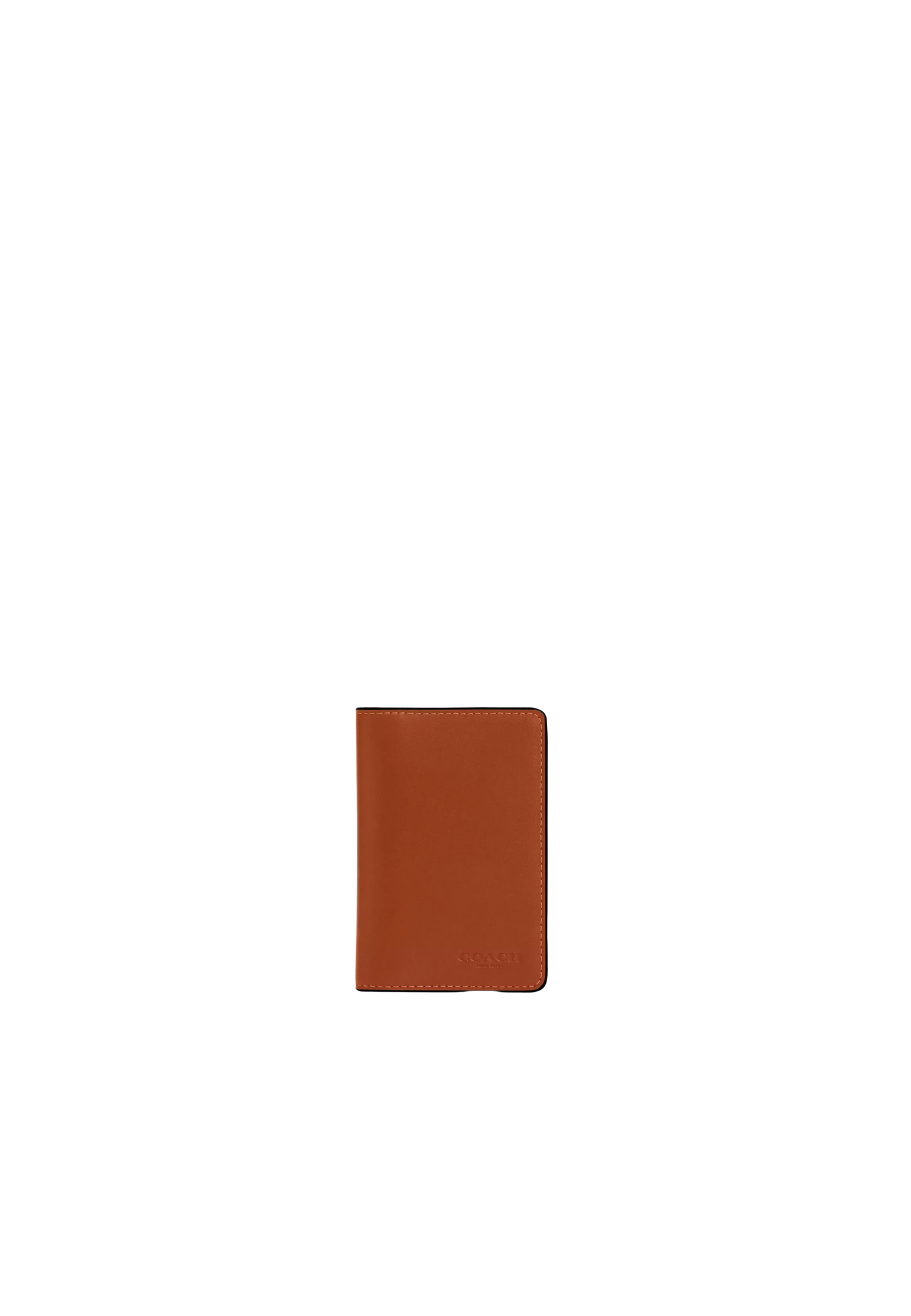 Coach Id Wallet In Amber Brown CJ728