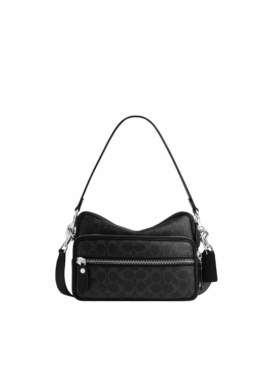 ( PREORDER ) Coach Dakota In Signature Canvas Crossbody Bag In Black Signature CDS85