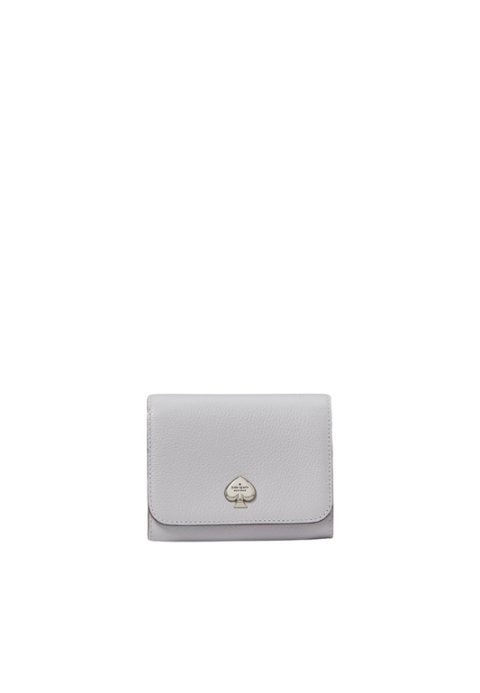 Kate Spade Kayla Small L-Zip Wallet In Mountain Grey KK056