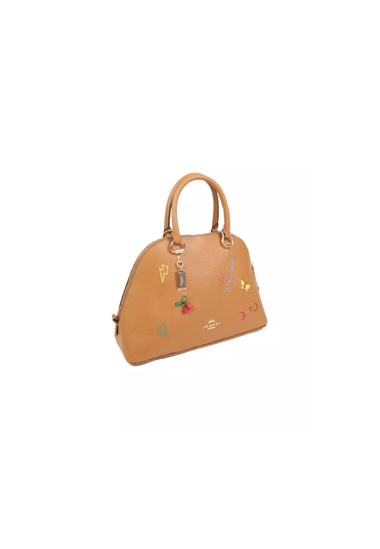 Coach Katy C8281 Satchel With Diary Embroidery In Penny Multi