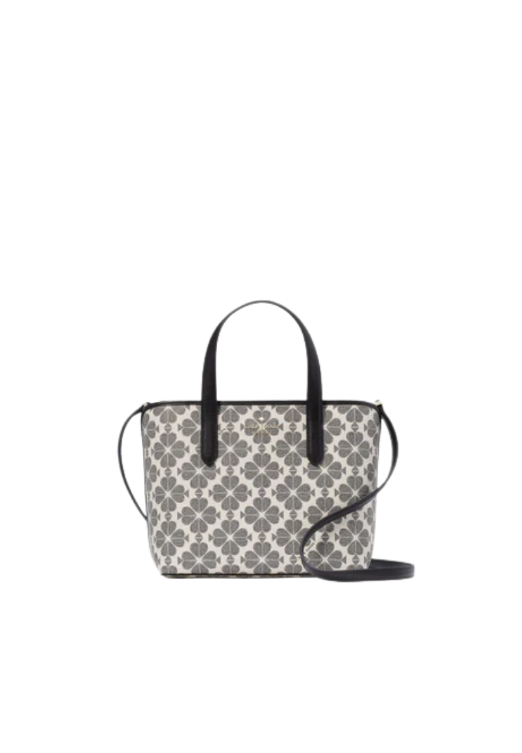 ( PREORDER ) Kate Spade Spade Flower Tote Bag In Black Multi KH425