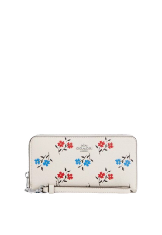 Coach Long Zip Around Wallet With Floral Print
In Chalk Multi CT919
