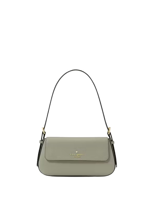 ( PREORDER ) Kate Spade Madison Saffiano Leather Small Flap Shoulder Bag In Dusky Pine KK952