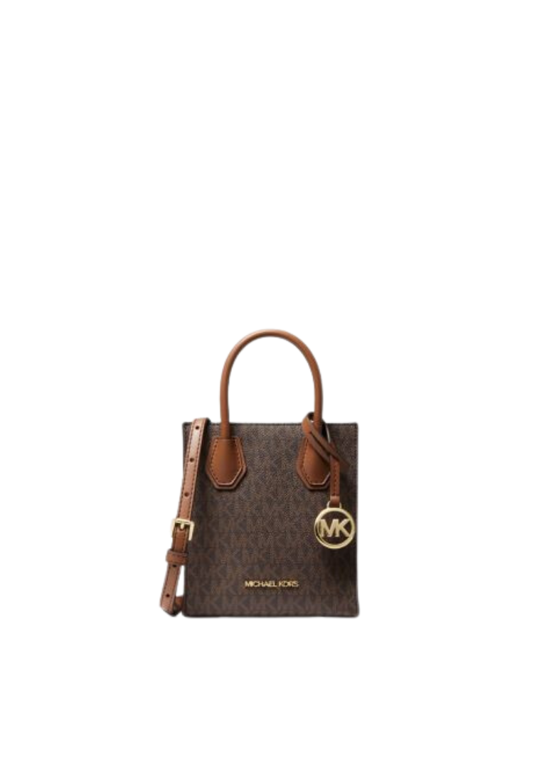 Michael Kors Mercer Extra-Small Logo Crossbody Bag In Brown 35T1GM9C0I