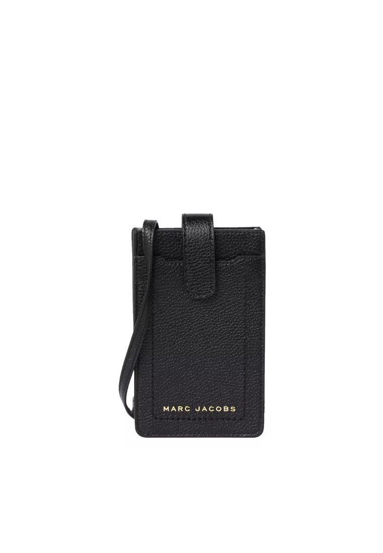 Marc Jacobs Groove Leather Phone Crossbody Bag In Black S107L01SP21