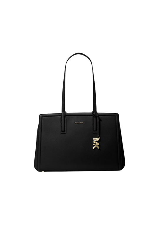 ( PREORDER ) Michael Kors Laila Medium Leather Tote bag In Black 30S5G9IT2L