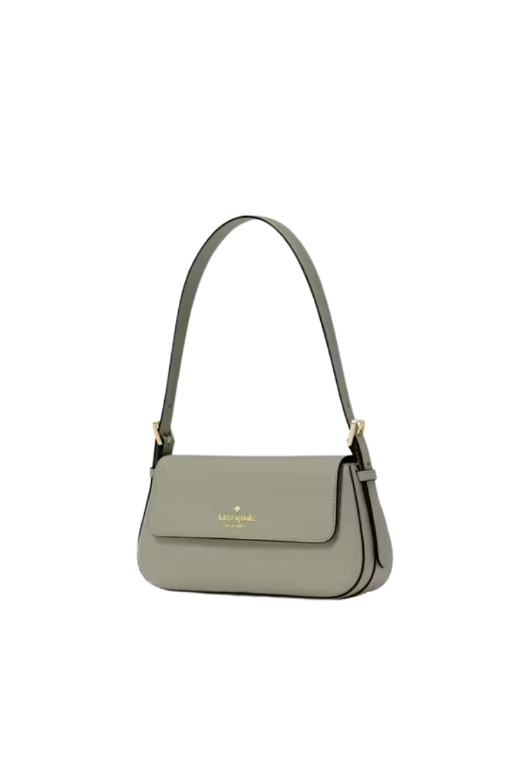 ( PREORDER ) Kate Spade Madison Saffiano Leather Small Flap Shoulder Bag In Dusky Pine KK952