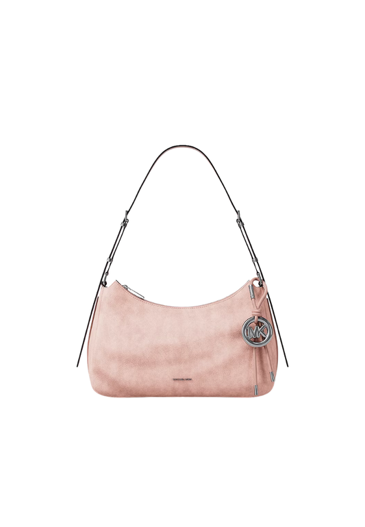 ( PREORDER ) Michael Kors Nolita Medium Nubuck Shoulder Bag In Smokey Rose 30F5SY5M2L